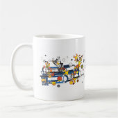 Makin愛のように感じて下さい コーヒーマグカップ (左)