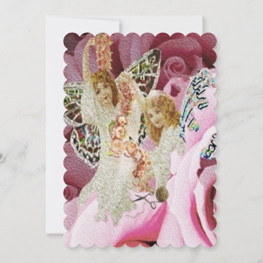 Makingバラのネックレス 招待状 (裏面)