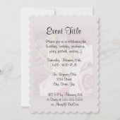 Makingバラのネックレス 招待状 (正面)