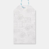Making クラシック Vintage Car Baby Showerの ギフトタグ (裏面)