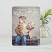 Making メリー Spirits Bright Holiday Photo Card シーズンカード (スタンド正面)