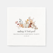 Making 50 Look Goodカスタム秋誕生日 スタンダードカクテルナプキン (正面)