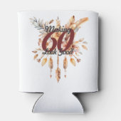 Making 60 Good 60誕生日Boho 素朴 缶クーラー (裏面)