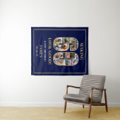 Making 60 Look Good Photo Collage 60th Birthday  タペストリー (インサイチュ(横))