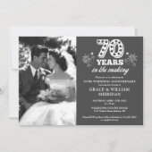 Making 70th 結婚 Anniversary Photo 招待状 (正面)