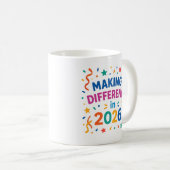 "Making a Difference in 2026" New Year Celebration コーヒーマグカップ (正面右)