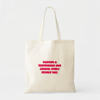 Making A Difference One Lesson Every Day Educator トートバッグ