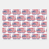 Making America 素晴らし Bevere Trump 2020(米国を今まで以上に切り詰 ラッピングペーパーシート (正面3)