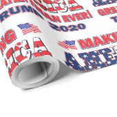 Making America 素晴らし Threver - Trump 2020 ラッピングペーパー (ロールコーナー)