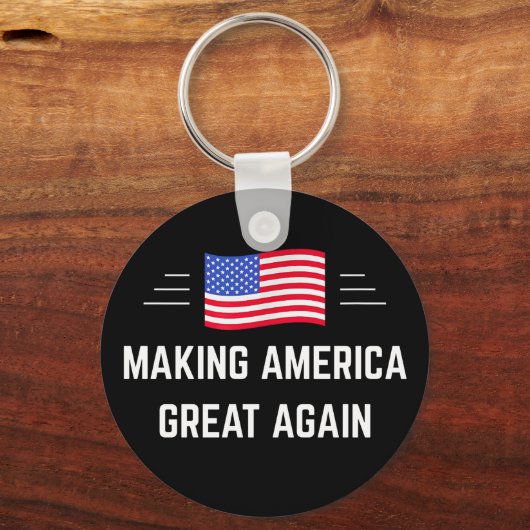 Making America Great Again キーホルダー (正面)