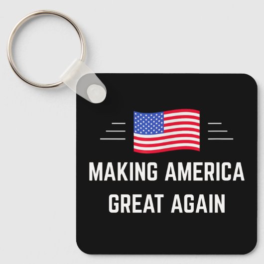 Making America Great Again キーホルダー (正面)