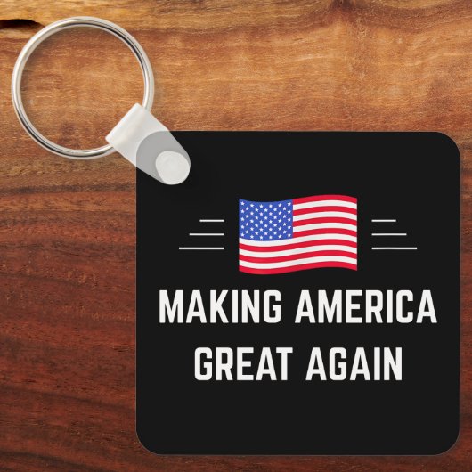 Making America Great Again キーホルダー (正面)