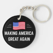 Making America Great Again キーホルダー (裏面)