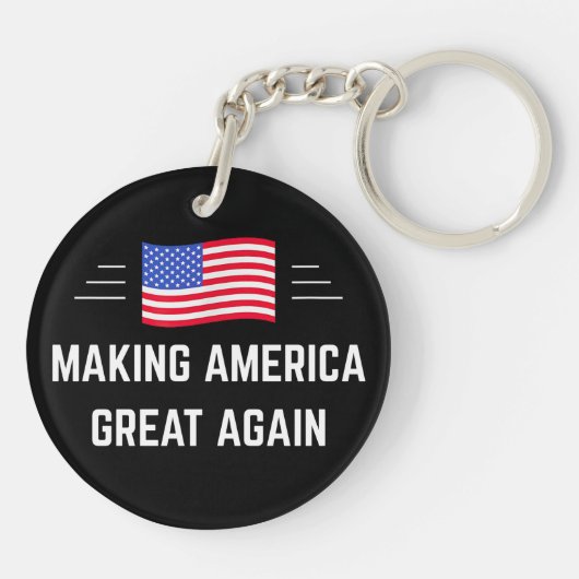 Making America Great Again キーホルダー (裏面)