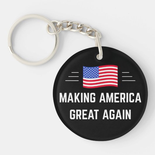 Making America Great Again キーホルダー (正面)
