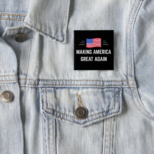 Making America Great Again 缶バッジ (インサイチュ)