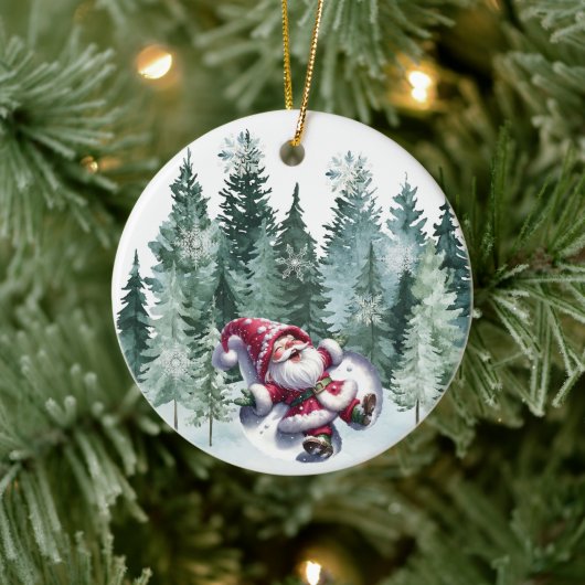 Making Christmas Gnome Angels Ornament セラミックオーナメント (ツリー)