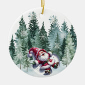 Making Christmas Gnome Angels Ornament セラミックオーナメント (正面)