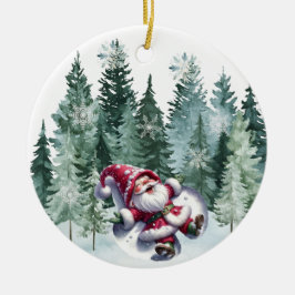 Making Christmas Gnome Angels Ornament セラミックオーナメント