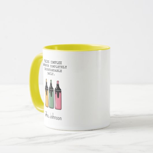 Making Complex Concepts Completely Understandable マグカップ (正面左)