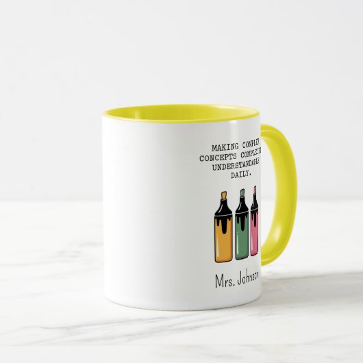 Making Complex Concepts Completely Understandable マグカップ (正面右)