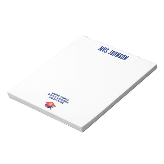 Making Complex Science Accessible & Engaging ノートパッド (回転)