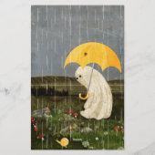 Making Friends - Cute Ghost Lined Writing Paper 便箋 (裏面)