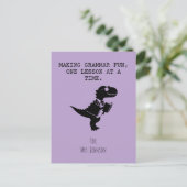 Making Grammar Fun One Lesson At A Time ポストカード (スタンド正面)