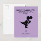Making Grammar Fun One Lesson At A Time ポストカード (正面/裏面)
