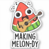 Making Melon-dy Funny Melon Pun  シール (正面)