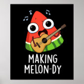 Making Melon-dy Funny Melon Pun Dark BG ポスター (正面)