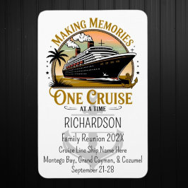 Making Memories One Cruise at a Time Cruise Door マグネット