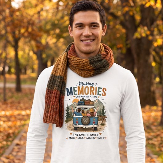 Making Memories One Mile at a Time | Custom Family Tシャツ