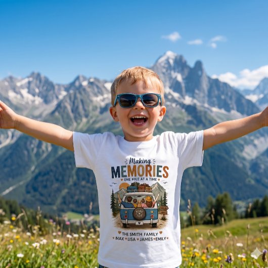 Making Memories One Mile at a Time | Custom Family Tシャツ