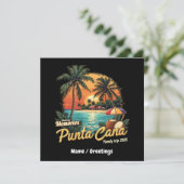 Making Memories Punta Cana Family Trip 2025 招待状 (スタンド正面)