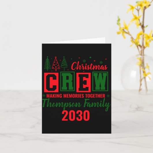 Making Memories Together Ized Christmas Crew _1  カード (黄色い花)