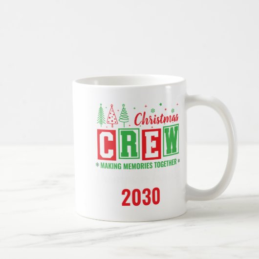 Making Memories Together Ized Christmas Crew T Shi コーヒーマグカップ (右)