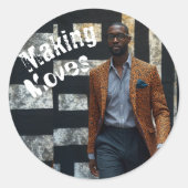 Making Moves ラウンドシール (正面)