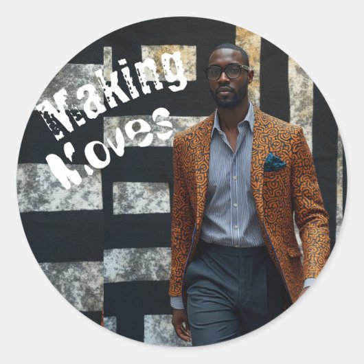 Making Moves ラウンドシール (正面)