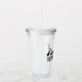 Making Moves Mama Duck and Ducklings Motivational アクリルタンブラー (右)