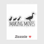 Making Moves Mama Duck and Ducklings Motivational シール (シート)