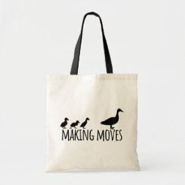 Making Moves Mama Duck and Ducklings Motivational トートバッグ