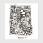 Making of the Man, by Brian Benson, Vinyl Sticker シール (シート)