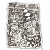 Making of the Man, by Brian Benson, Vinyl Sticker シール (正面)