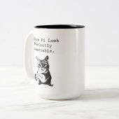 Making Pi Look Reasonable Math Humor Gift ツートーンマグカップ (正面左)