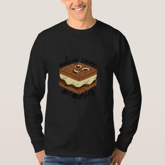 Making Smore Memories - S'mores Camping Marshmall Tシャツ (正面)