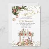 Making Spirits明るいクリスマス・ホリデー・パーティー 招待状 (正面)