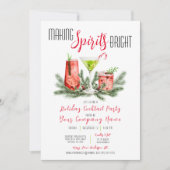 Making Spirits明るい会社のカクテルパーティー 招待状 (正面)