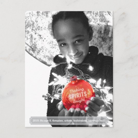 Making Spirits明るい写真はがき シーズンポストカード (正面)