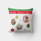 Making Spirits明るい写真クリスマス装飾用クッション クッション (正面)
